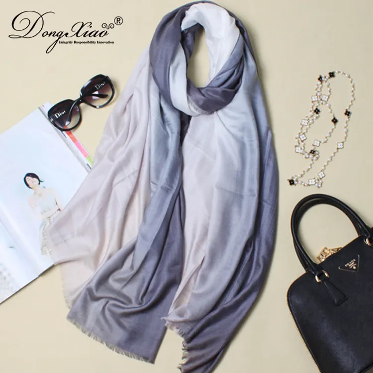 Solid Cashmere Scarf · 100% Cashmere · Multiple Colors, 14–15.5µm — detail view 12