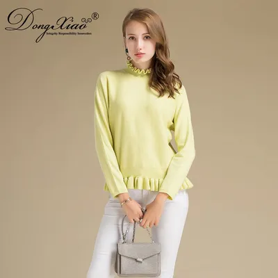 Hot Sale Autumn Lady Cashmere Wool Mixed Sweaters