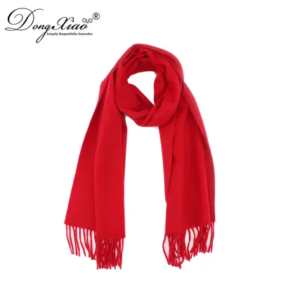Fashion Plain Woven Pashmina Cashmere Scarf Unisex