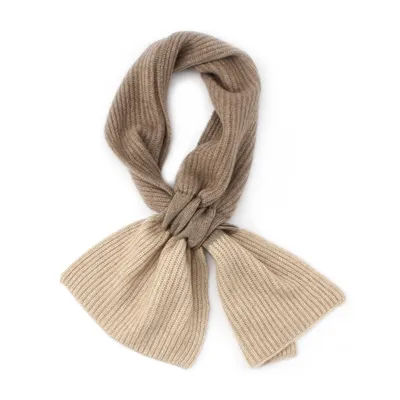 Ribbon Knitted 100 Soft Cashmere Children Scarf