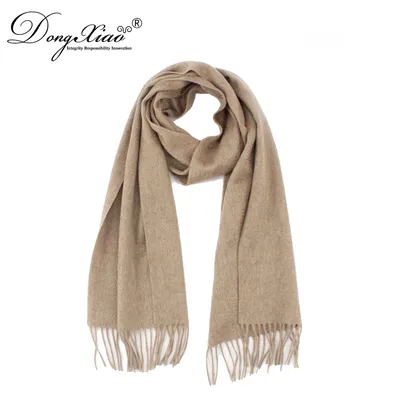 Natural Undyed Color Pure Cashmere Scarf Unisex