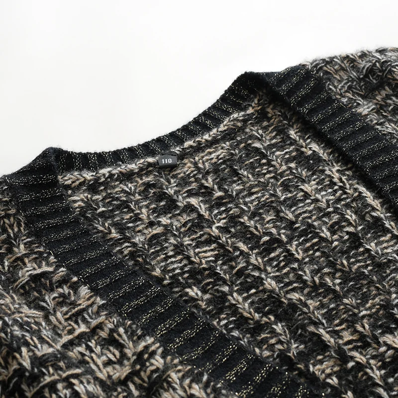 100% Cashmere, Cashmere sleeveless vest — Black, 14–15.5µm, Cashmere Garment / Women — detail view 5