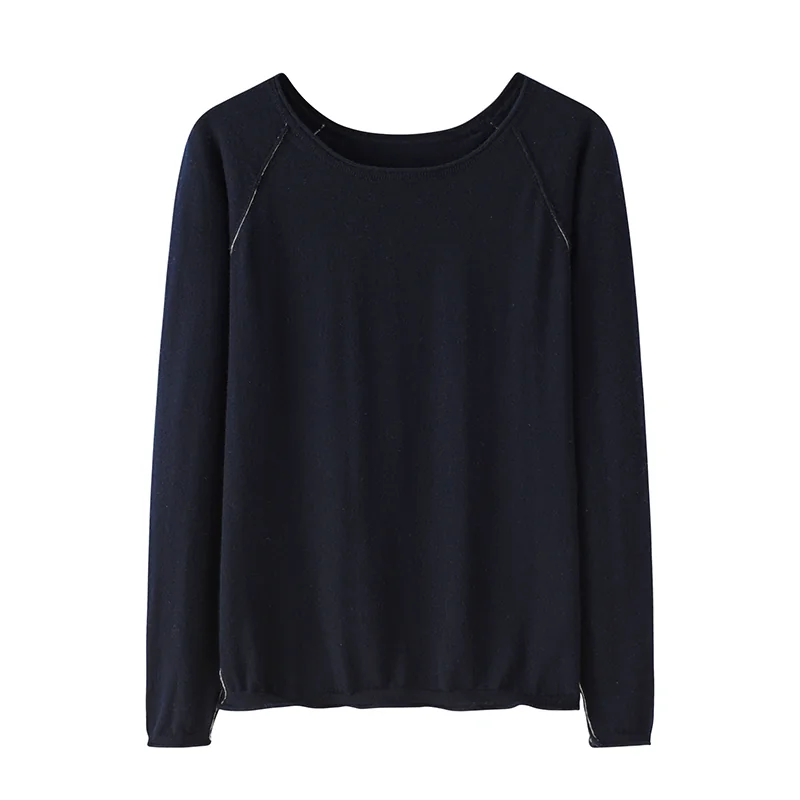 Cashmere crew-neck sweater — Grey