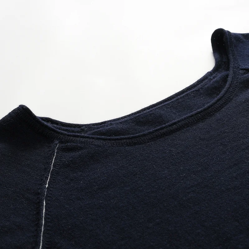 100% Cashmere, Cashmere crew-neck sweater — Grey, 14–15.5µm, Cashmere Garment / Women — detail view 6
