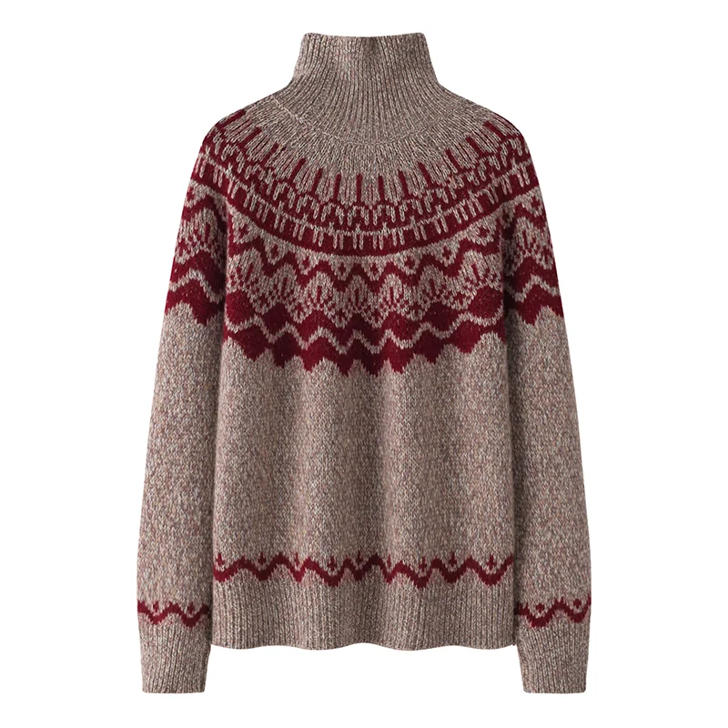100% Cashmere, Cashmere crew-neck sweater, 14–15.5µm, Cashmere Garment / Women — detail view 2