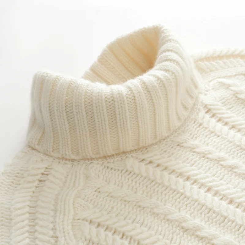 100% Cashmere, Cashmere crew-neck sweater — Green, 14–15.5µm, Cashmere Garment / Women — detail view 6