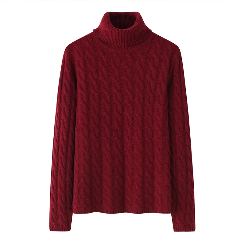 100% Cashmere, Cashmere crew-neck sweater — Grey, 14–15.5µm, Cashmere Garment / Women — detail view 4