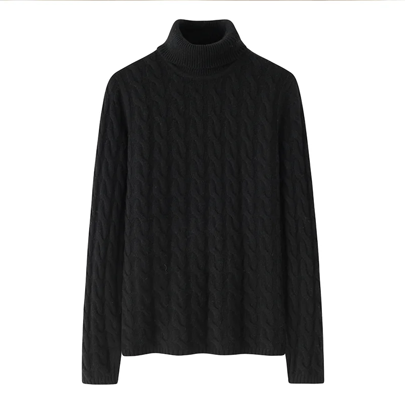 100% Cashmere, Cashmere crew-neck sweater — Grey, 14–15.5µm, Cashmere Garment / Women — detail view 6