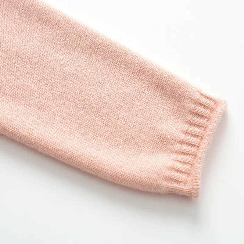 100% Cashmere, Cashmere button-front cardigan — White, 14–15.5µm, Cashmere Garment / Women — detail view 6