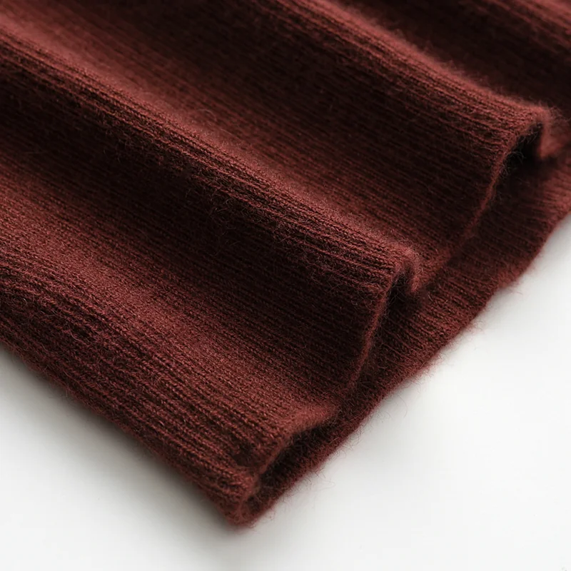 100% Cashmere, Cashmere crew-neck sweater — Black, 14–15.5µm, Cashmere Garment / Women — detail view 4
