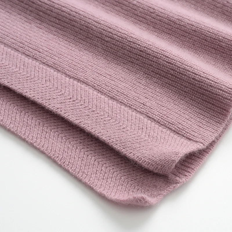 100% Cashmere, Cashmere sleeveless vest — Grey, 14–15.5µm, Cashmere Garment / Women — detail view 6