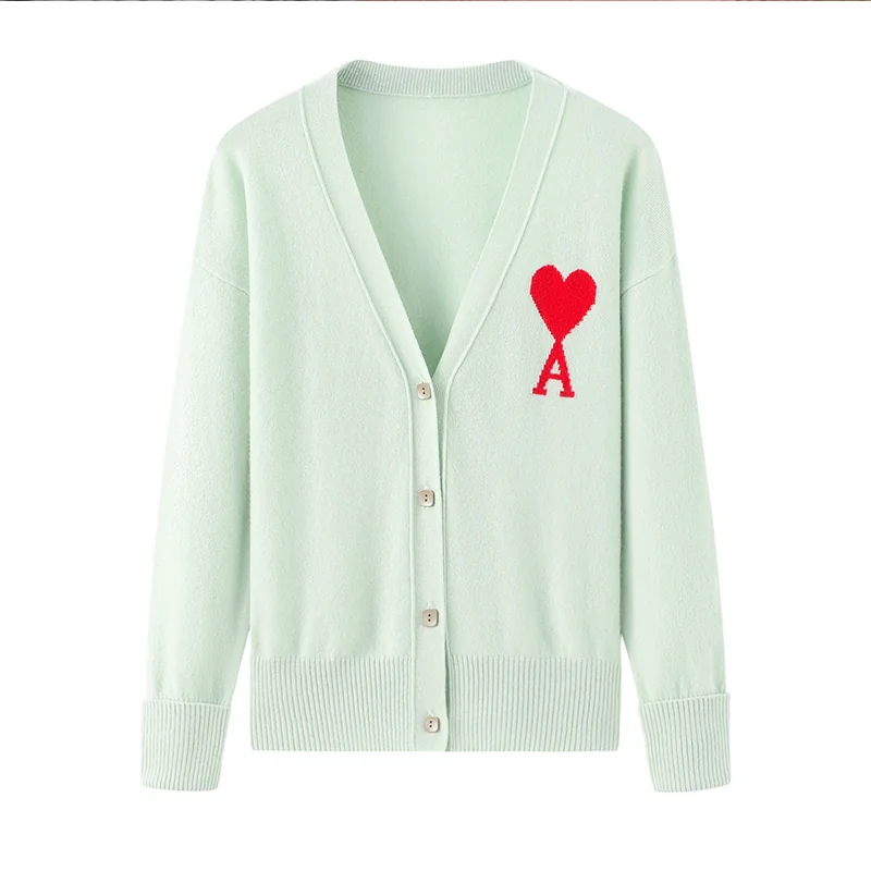Cashmere button-front cardigan — Grey