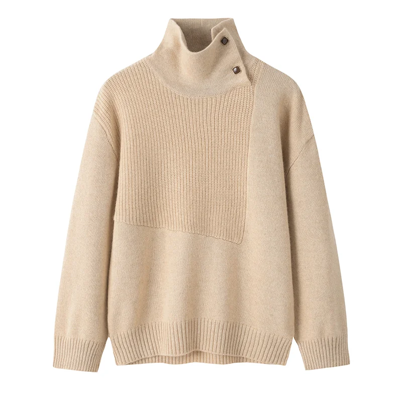 Cashmere crew-neck sweater — Pink