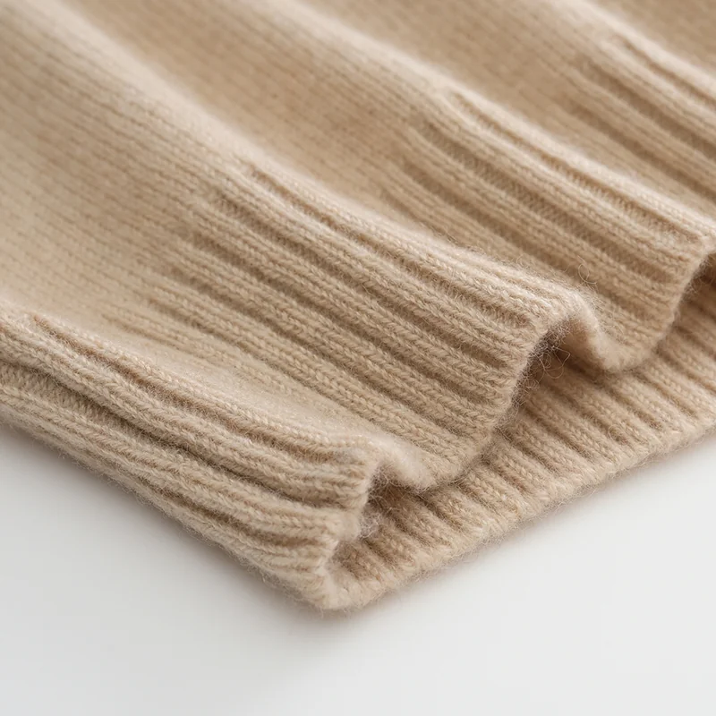 100% Cashmere, Cashmere crew-neck sweater — Pink, 14–15.5µm, Cashmere Garment / Women — detail view 4