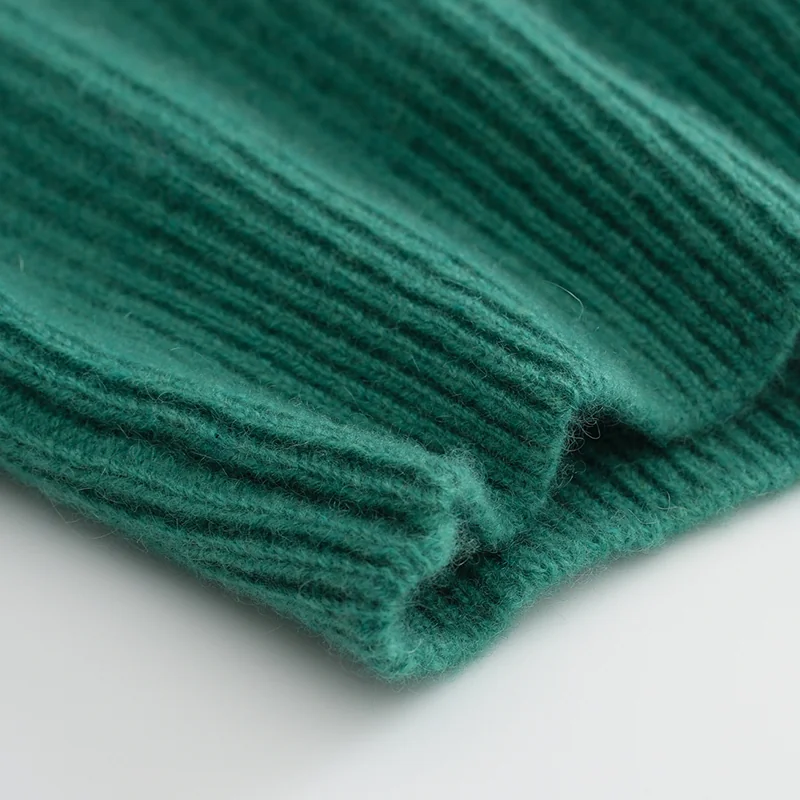 100% Cashmere, Cashmere crew-neck sweater — White, 14–15.5µm, Cashmere Garment / Women — detail view 4
