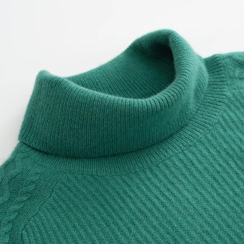 100% Cashmere, Cashmere crew-neck sweater — White, 14–15.5µm, Cashmere Garment / Women — detail view 6