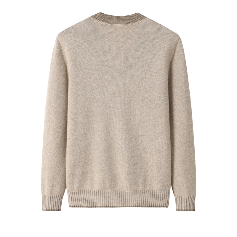100% Cashmere, Cashmere button-front cardigan — Camel, 14–15.5µm, Cashmere Garment / Women — detail view 2