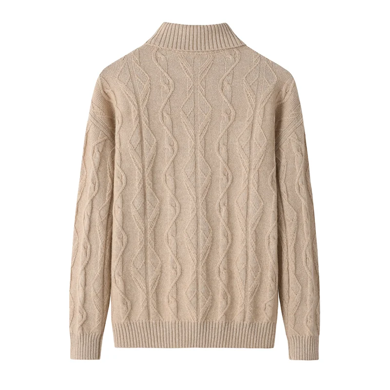 100% Cashmere, Cashmere crew-neck sweater — Grey, 14–15.5µm, Cashmere Garment / Women — detail view 2