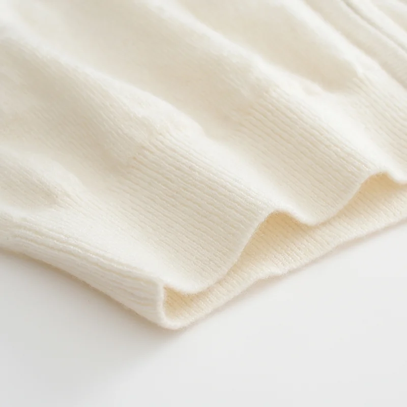 100% Cashmere, Cashmere hooded cardigan — Grey Zip, 14–15.5µm, Cashmere Garment / Women — detail view 5