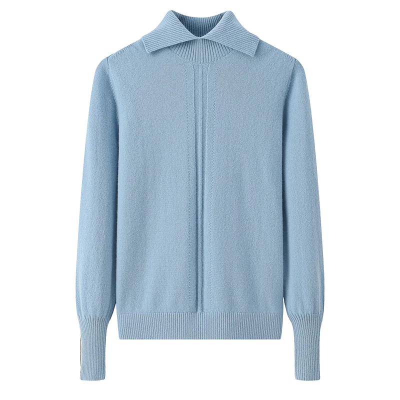 Cashmere crew-neck sweater — Pink