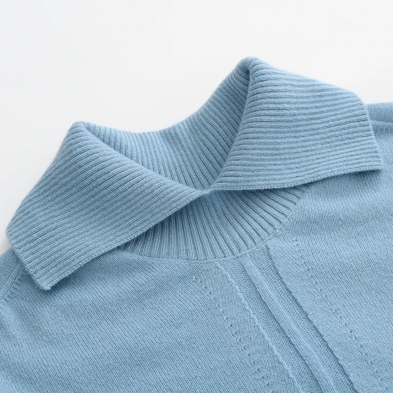 100% Cashmere, Cashmere crew-neck sweater — Pink, 14–15.5µm, Cashmere Garment / Women — detail view 7