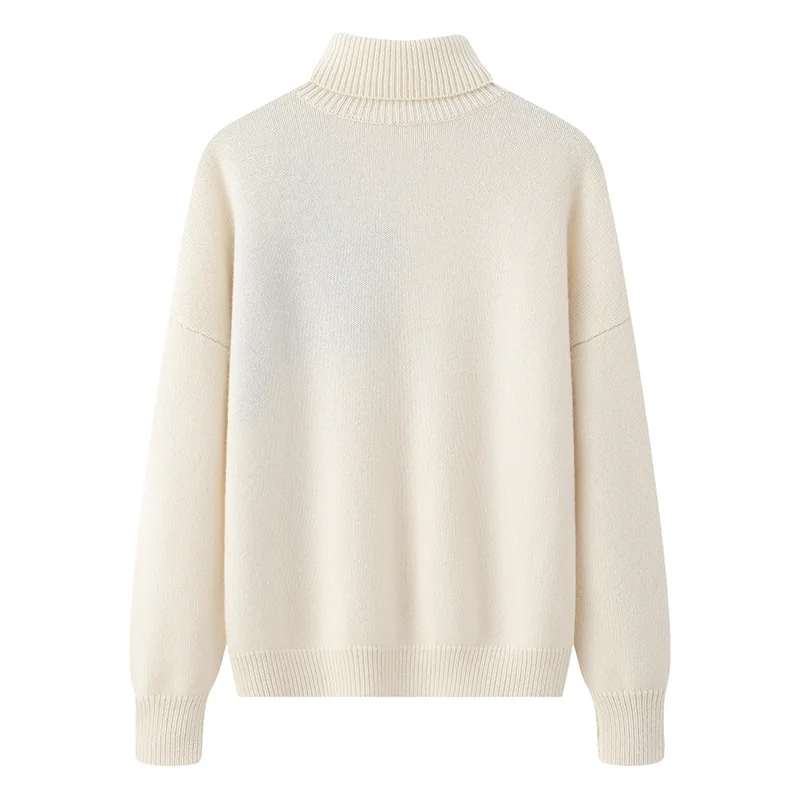 100% Cashmere, Cashmere crew-neck sweater — Red Embroidered, 14–15.5µm, Cashmere Garment / Women — detail view 2