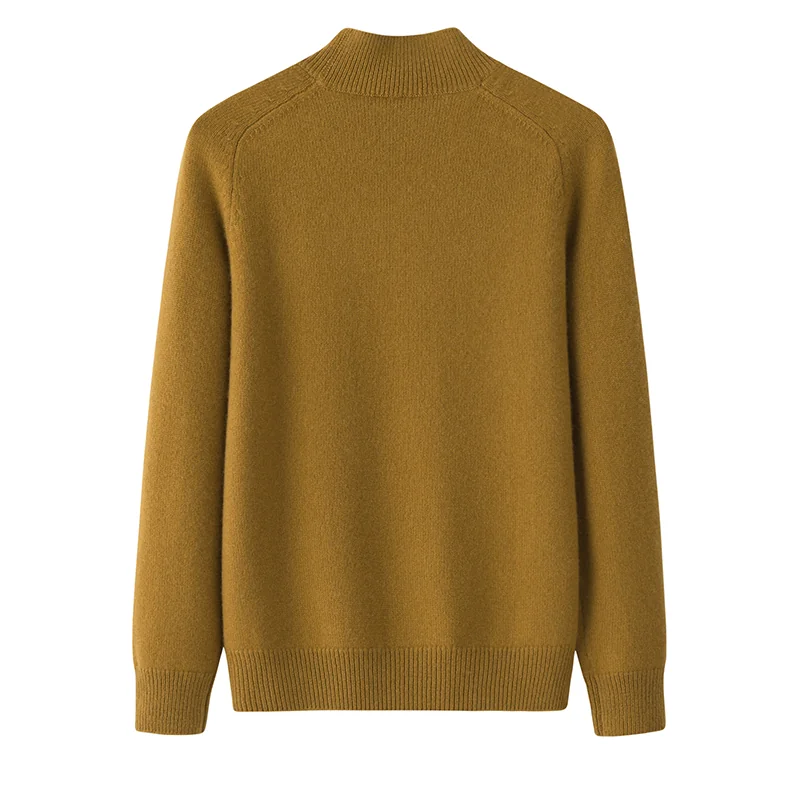 100% Cashmere, Cashmere crew-neck sweater — White, 14–15.5µm, Cashmere Garment / Women — detail view 2