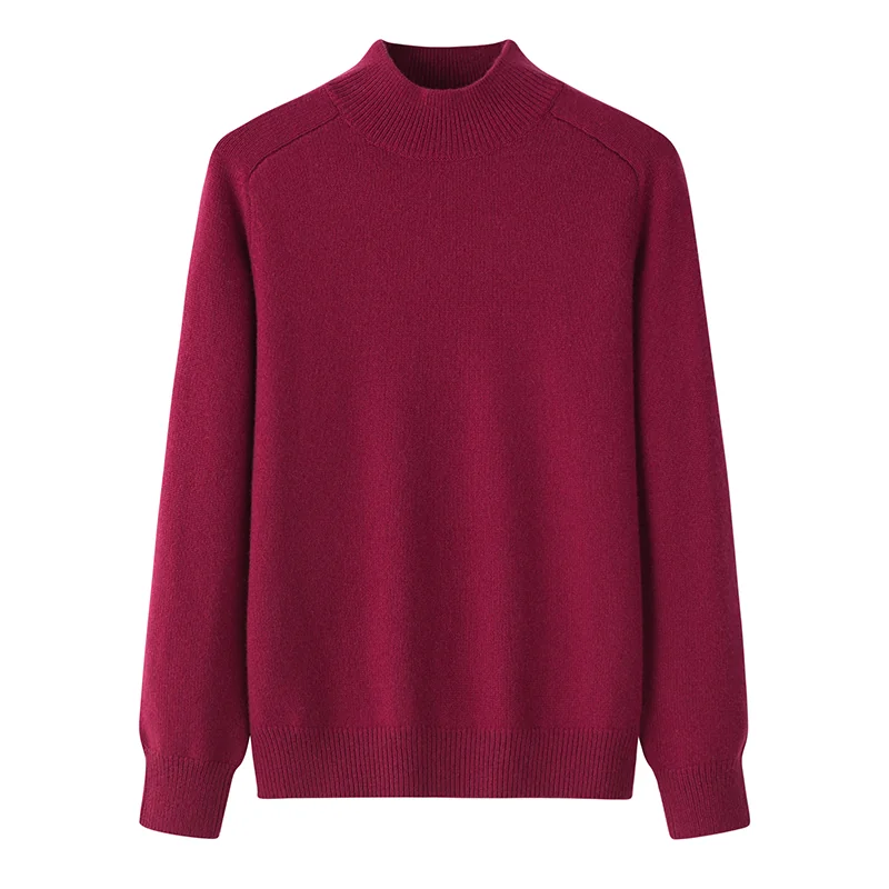 100% Cashmere, Cashmere crew-neck sweater — White, 14–15.5µm, Cashmere Garment / Women — detail view 4