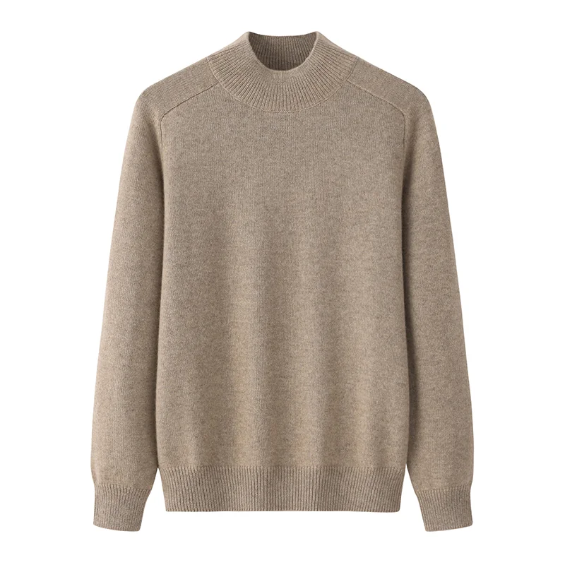 100% Cashmere, Cashmere crew-neck sweater — White, 14–15.5µm, Cashmere Garment / Women — detail view 5