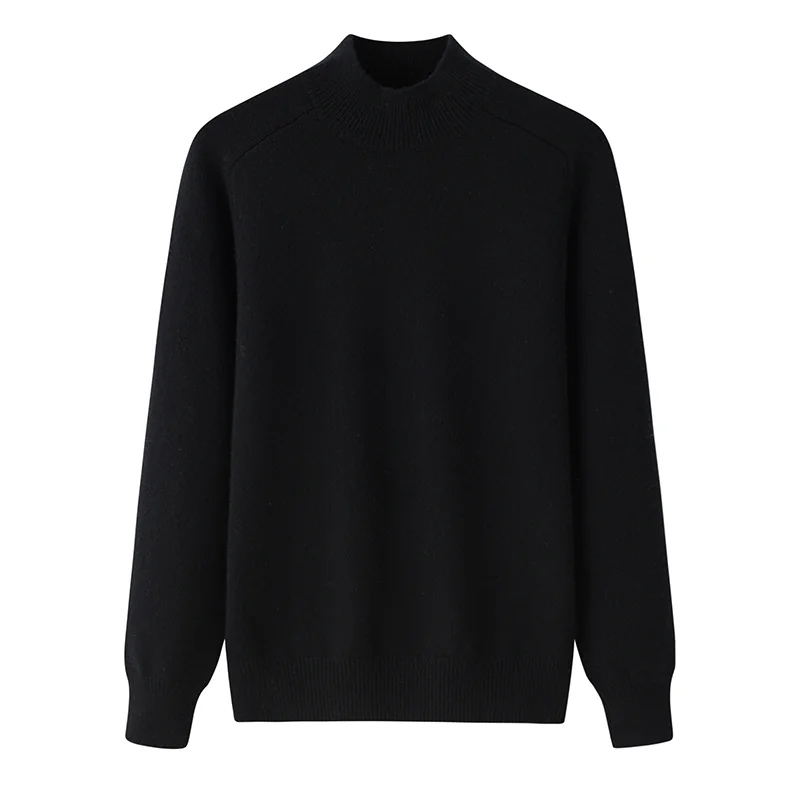 100% Cashmere, Cashmere crew-neck sweater — White, 14–15.5µm, Cashmere Garment / Women — detail view 6