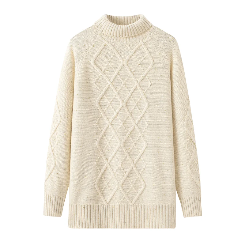 Cashmere crew-neck sweater — Black Cable