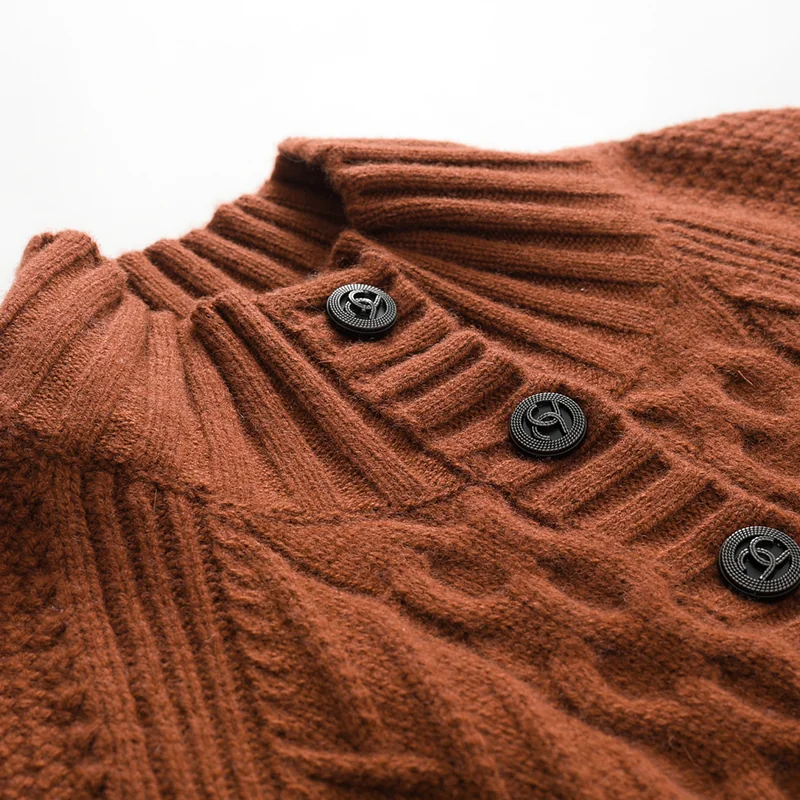 100% Cashmere, Cashmere zip-neck sweater — White Half-zip, 14–15.5µm, Cashmere Garment / Women — detail view 8