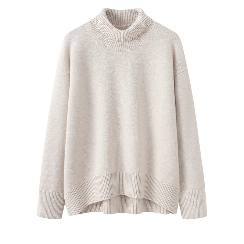 100% Cashmere, Cashmere crew-neck sweater — Orange, 14–15.5µm, Cashmere Garment / Women — detail view 4