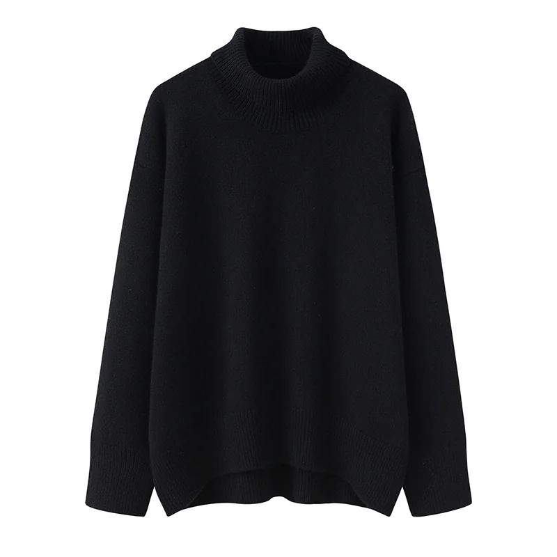 100% Cashmere, Cashmere crew-neck sweater — Orange, 14–15.5µm, Cashmere Garment / Women — detail view 5