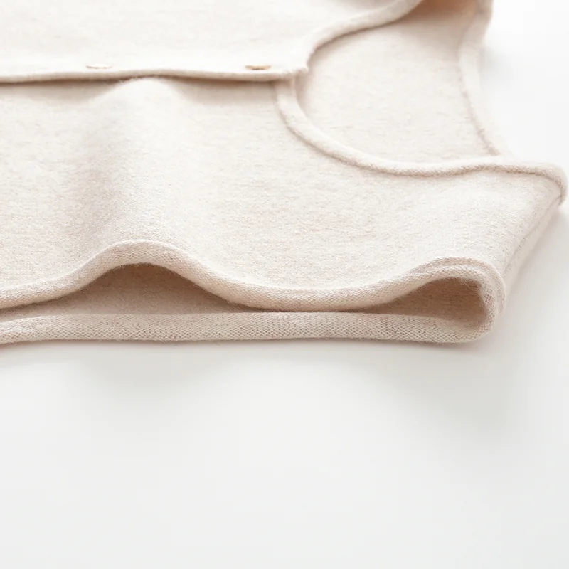 100% Cashmere, Cashmere sleeveless vest — Camel, 14–15.5µm, Cashmere Garment / Women — detail view 8
