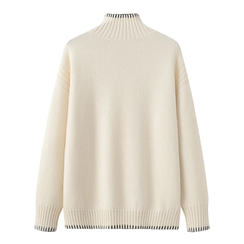 Cashmere crew-neck sweater — Black
