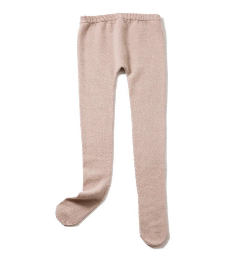 Super Soft Long Warm Pure Cashmere Leggings view 2