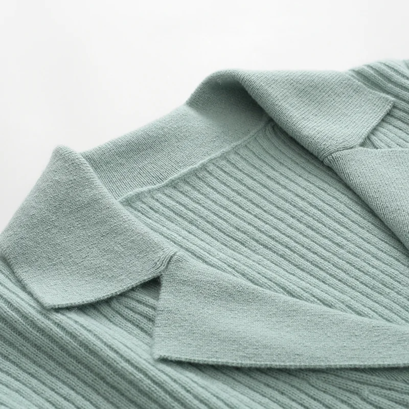 100% Cashmere, Cashmere button-front cardigan — Camel, 14–15.5µm, Cashmere Garment / Women — detail view 8
