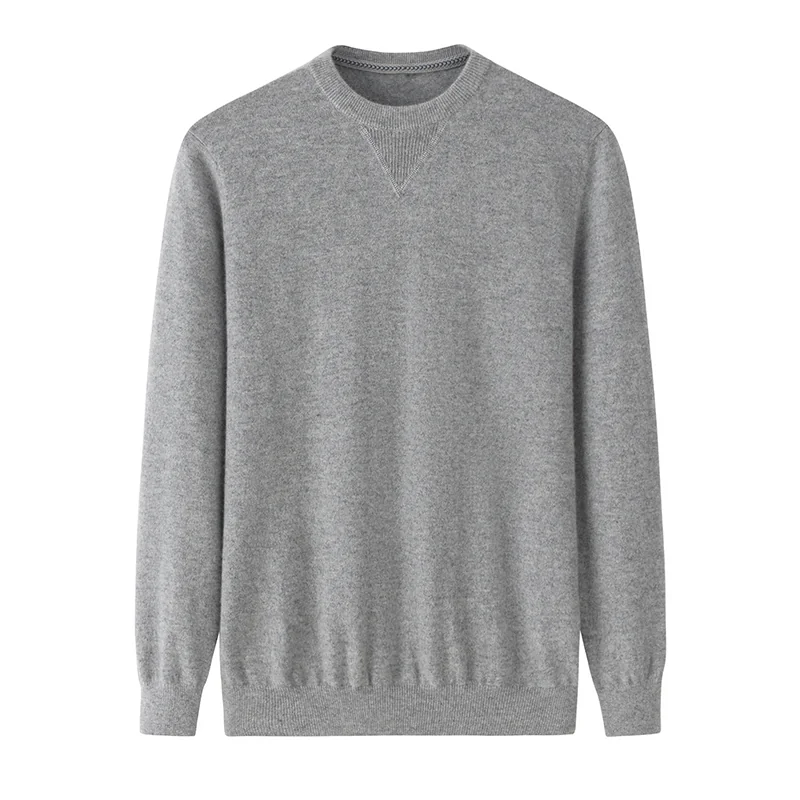 Cashmere crew-neck sweater — Red