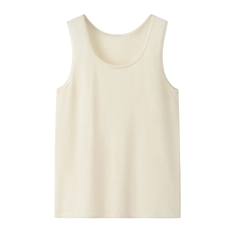 Cashmere sleeveless vest — Grey