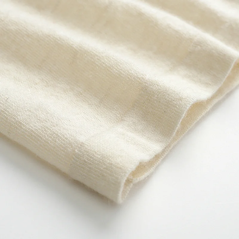 100% Cashmere, Cashmere sleeveless vest — Grey, 14–15.5µm, Cashmere Garment / Men — detail view 5