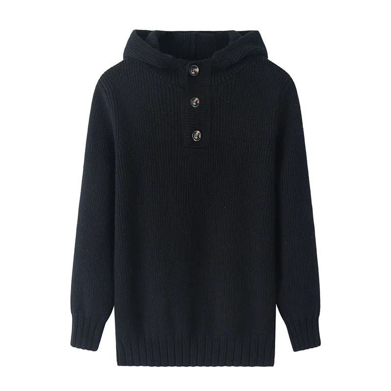 100% Cashmere, Cashmere crew-neck sweater — Grey, 14–15.5µm, Cashmere Garment / Men — detail view 4