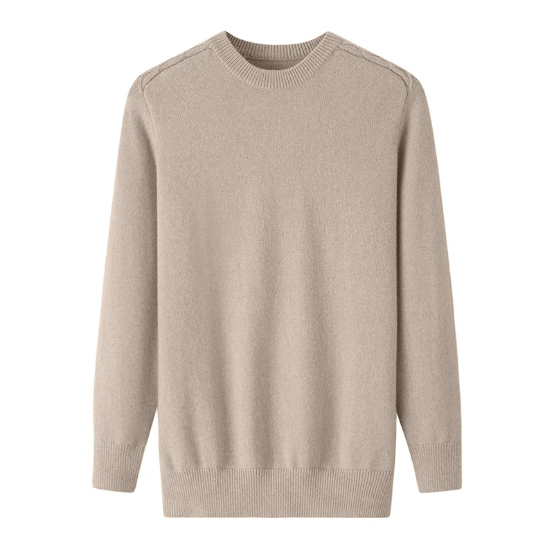 Cashmere crew-neck sweater — Red