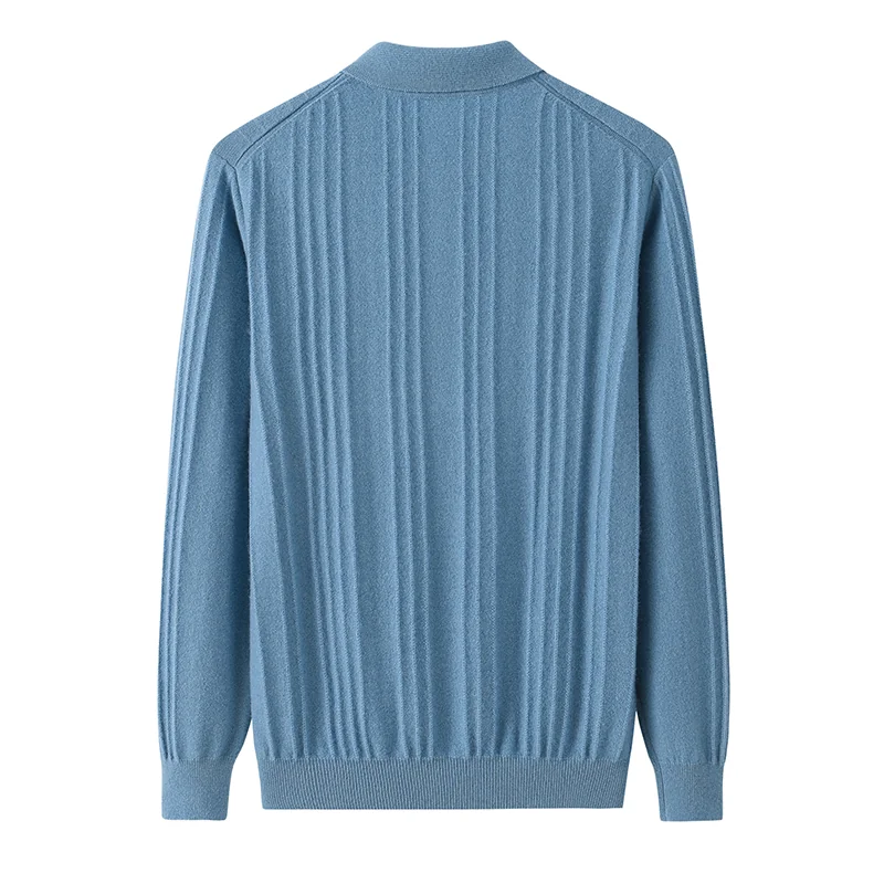 100% Cashmere, Cashmere crew-neck sweater — Camel, 14–15.5µm, Cashmere Garment / Men — detail view 2