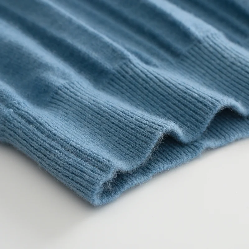 100% Cashmere, Cashmere crew-neck sweater — Camel, 14–15.5µm, Cashmere Garment / Men — detail view 5