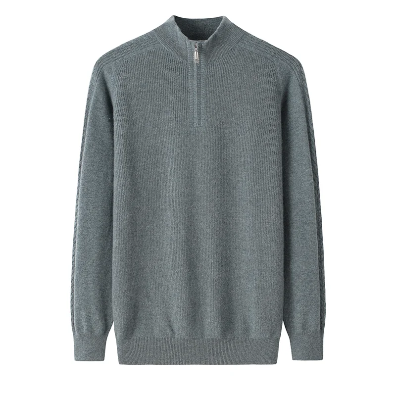 Cashmere crew-neck sweater — Grey