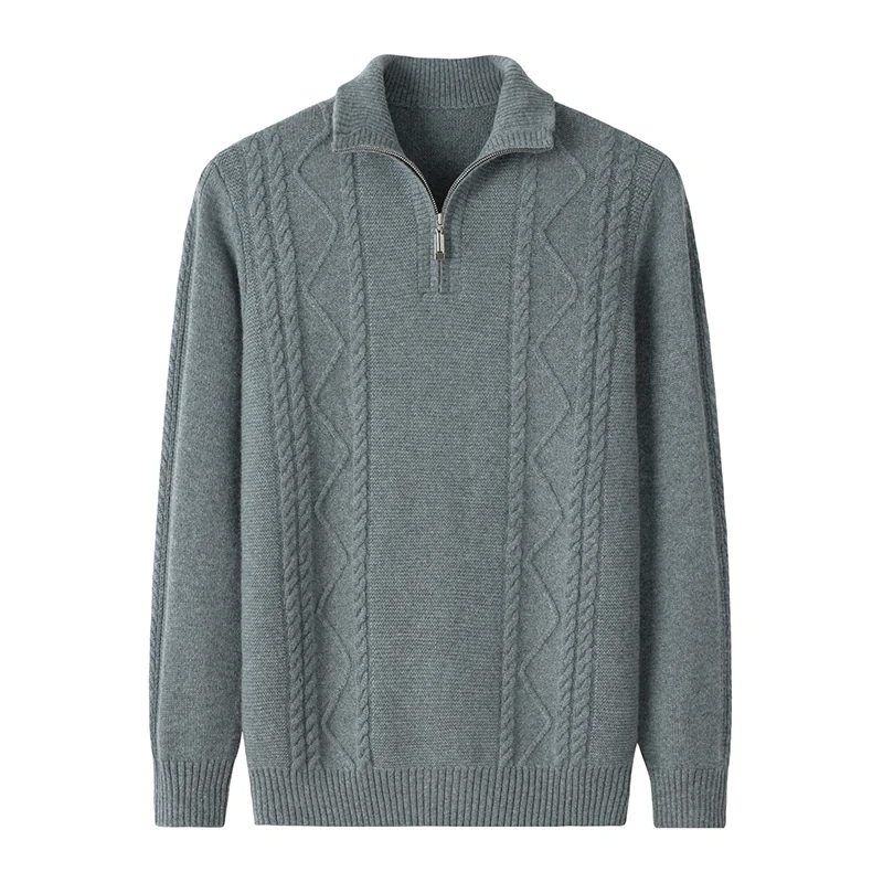 Cashmere crew-neck sweater — Grey