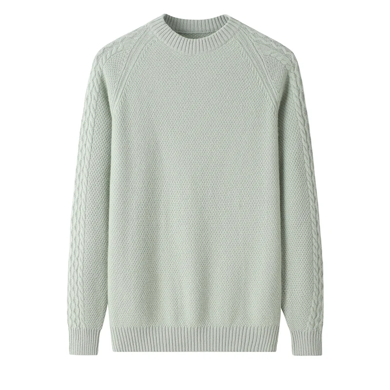 Cashmere crew-neck sweater — Green