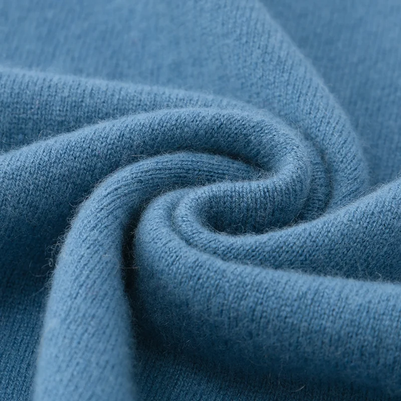 100% Cashmere, Cashmere sleeveless vest — Navy, 14–15.5µm, Cashmere Garment / Men — detail view 9