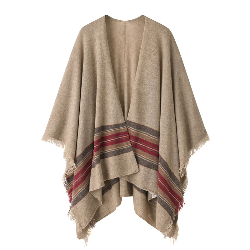 100% Cashmere, Cashmere crew-neck sweater — Camel Hooded, 14–15.5µm, Cashmere Garment / Women — detail view 5